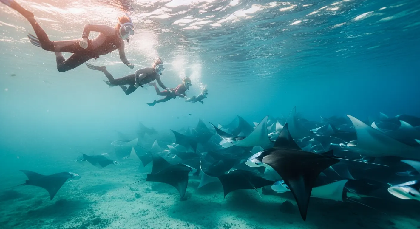 Manta Point Komodo — Karang Makassar Drift Dive + Snorkel Day Tours