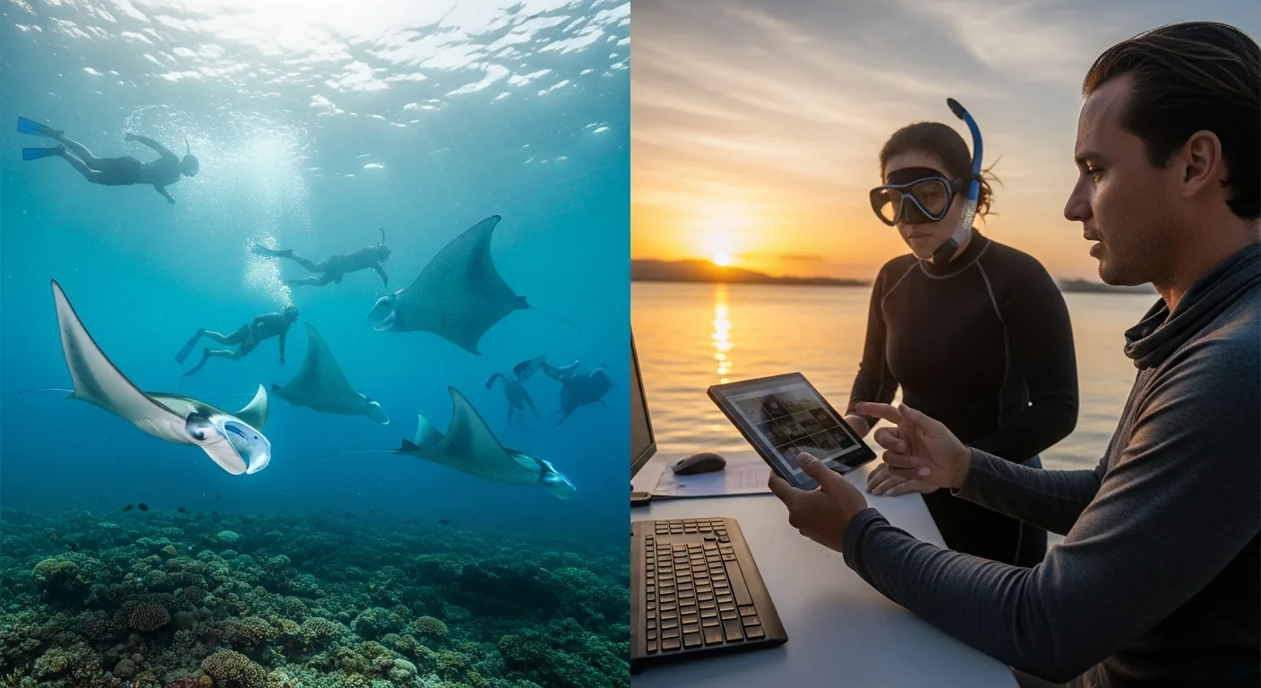 Karang Makassar Drift Dive — Manta Cleaning Station Komodo