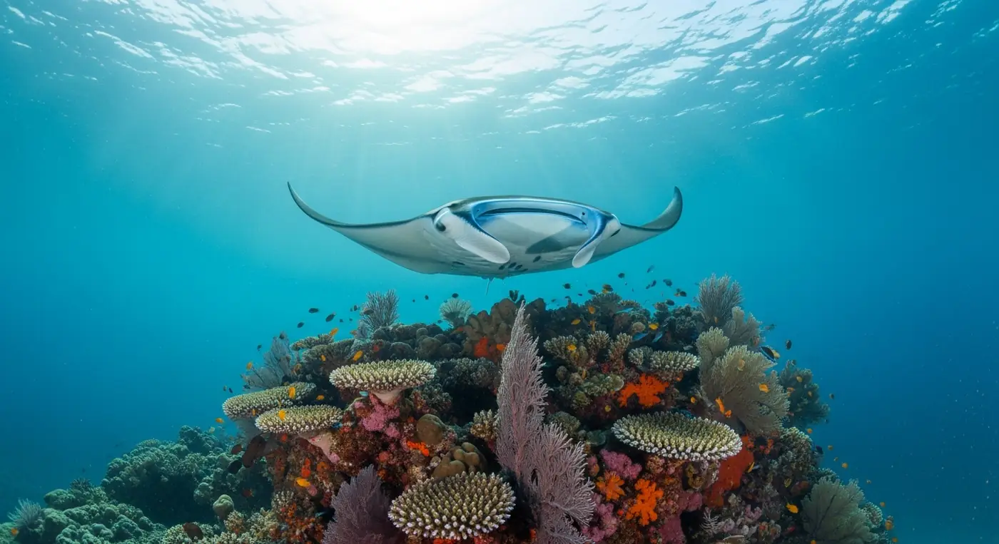 Manta Point Diving — Scuba Dive Komodo's Manta Cleaning Station