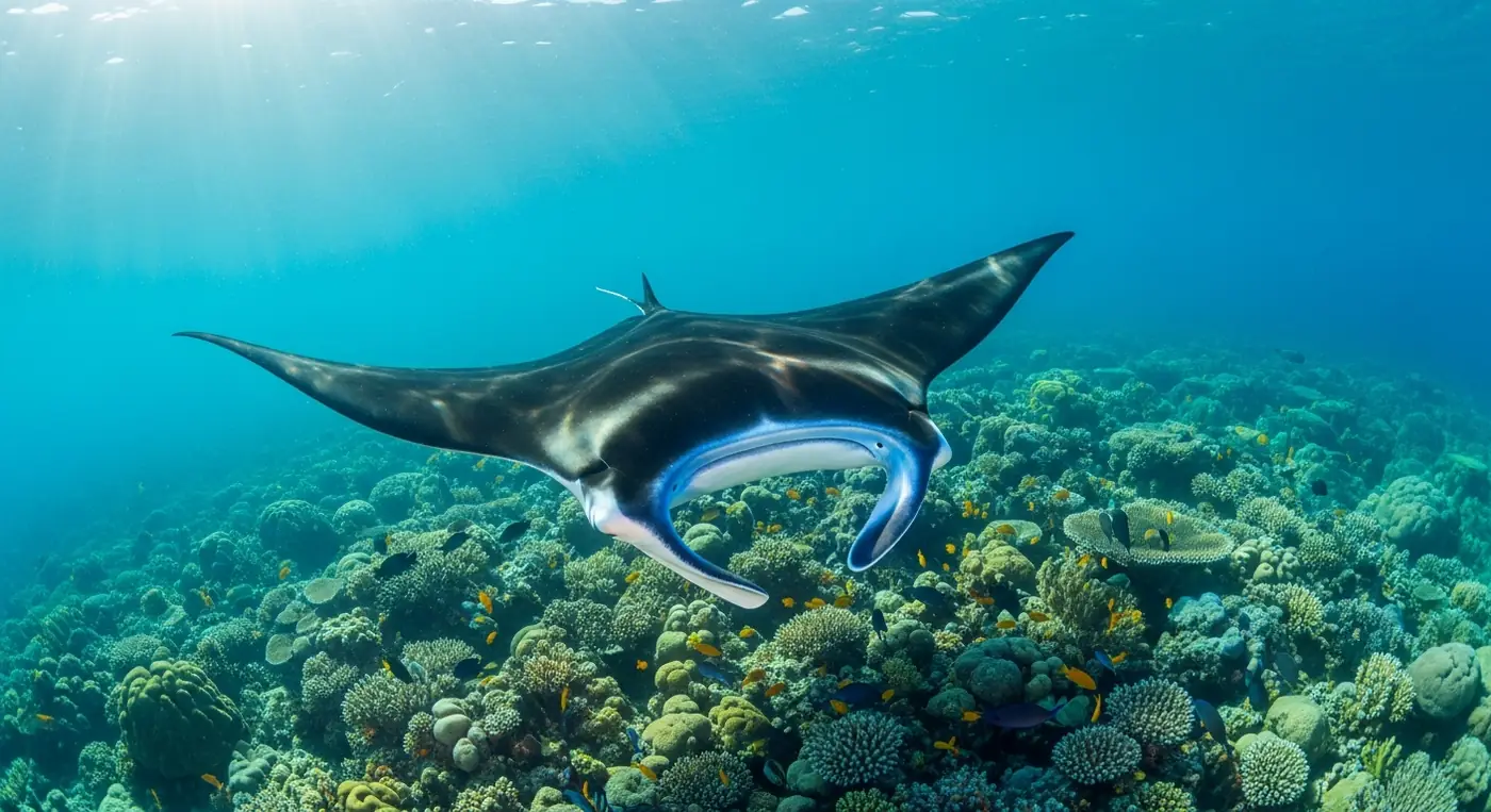 Manta Point Snorkeling — Snorkel with Komodo Manta Rays